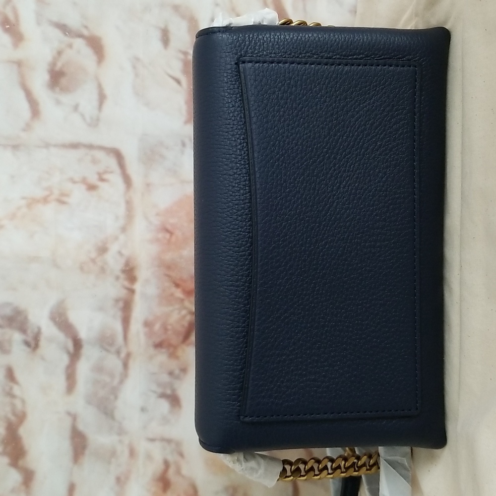 New Tory Burch Kira Leather Wallet-On-Chain - Picture 4 of 12